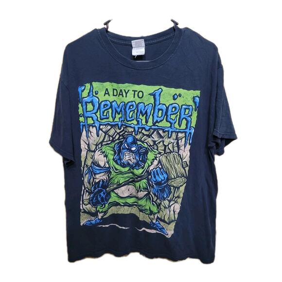 Gildan Other - Vtg Y2K A Day To Remember T Shirt The Executioner Logo Mens Large